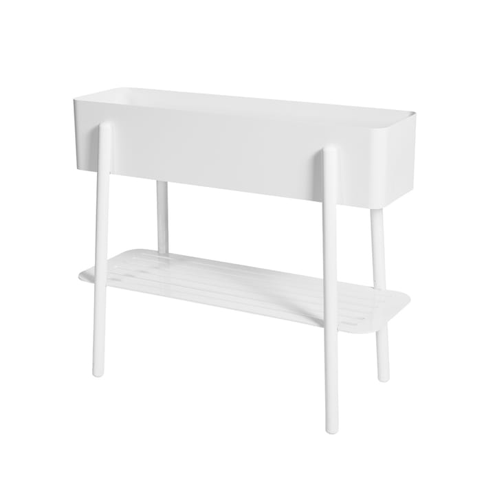 Prunella blomsterbord - Hvit/aluminium - SMD Design