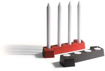 SMD adventsstake - Grå, 4 lys - SMD Design