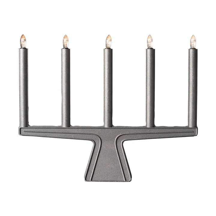 Stella 5 adventslysestake 41 cm - Aluminium - SMD Design