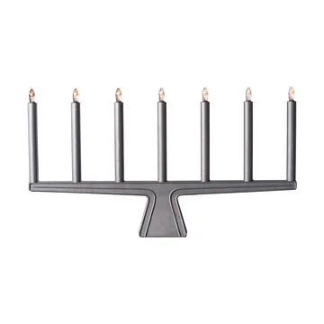 Stella 7 adventslysestake 60 cm - Rå aluminium - SMD Design