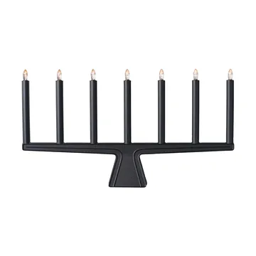 Stella 7 adventslysestake 60 cm - Svart - SMD Design