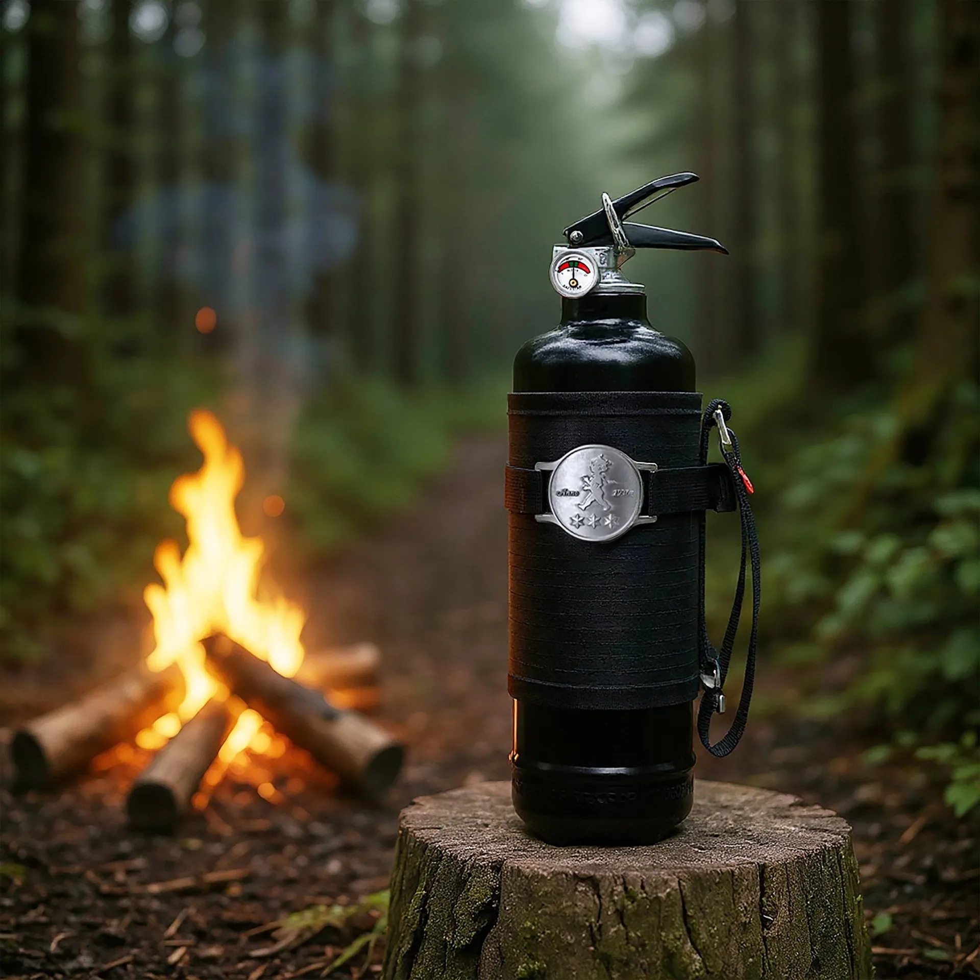 Solstickan brannslukker 1 kg, Outdoor edition, Svart Solstickan Design