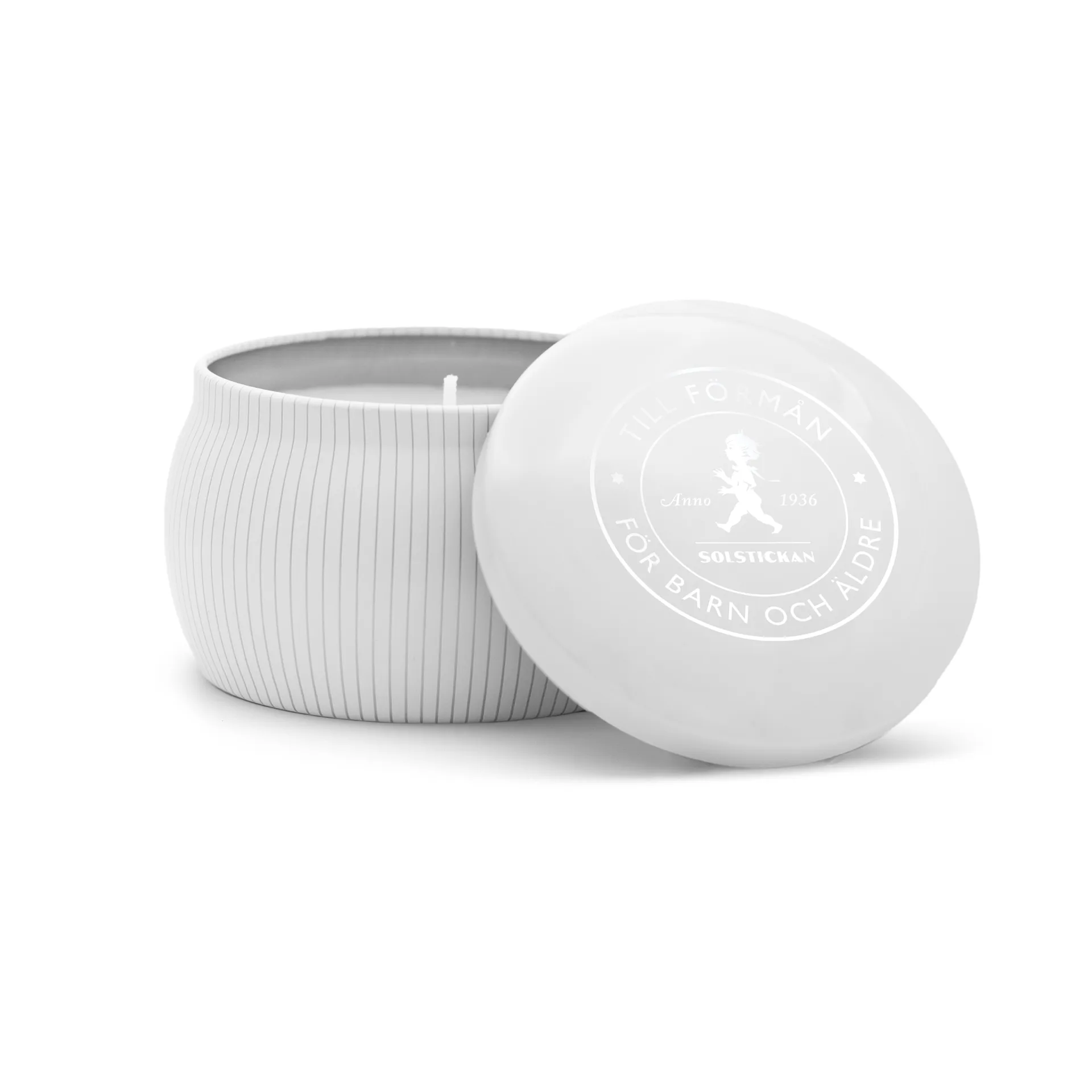 Solstickan duftlys 25 h, Hvit-eukalyptus Solstickan Design