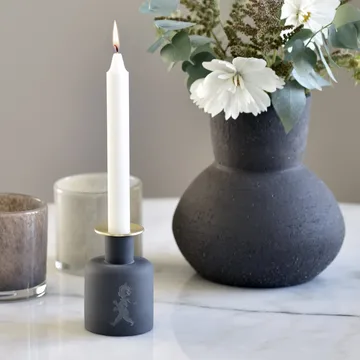 Solstickan keramikklysestake - Mørkegrå-antrasitt - Solstickan Design