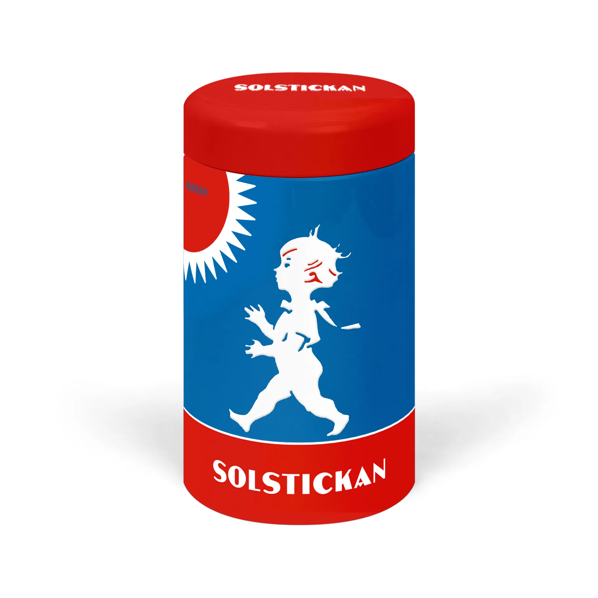 Solstickan rør med fyrstikker 100-pk, Originalmotiv Solstickan Design
