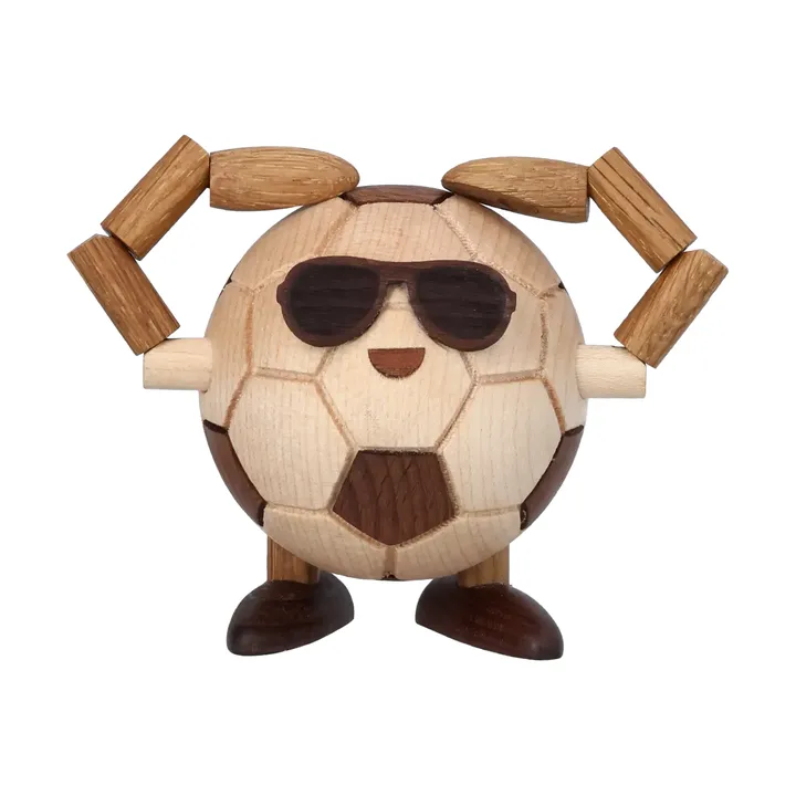 Billy Ball fotballfigur - Beige, 8x6,5x6,7 cm - Spring Copenhagen