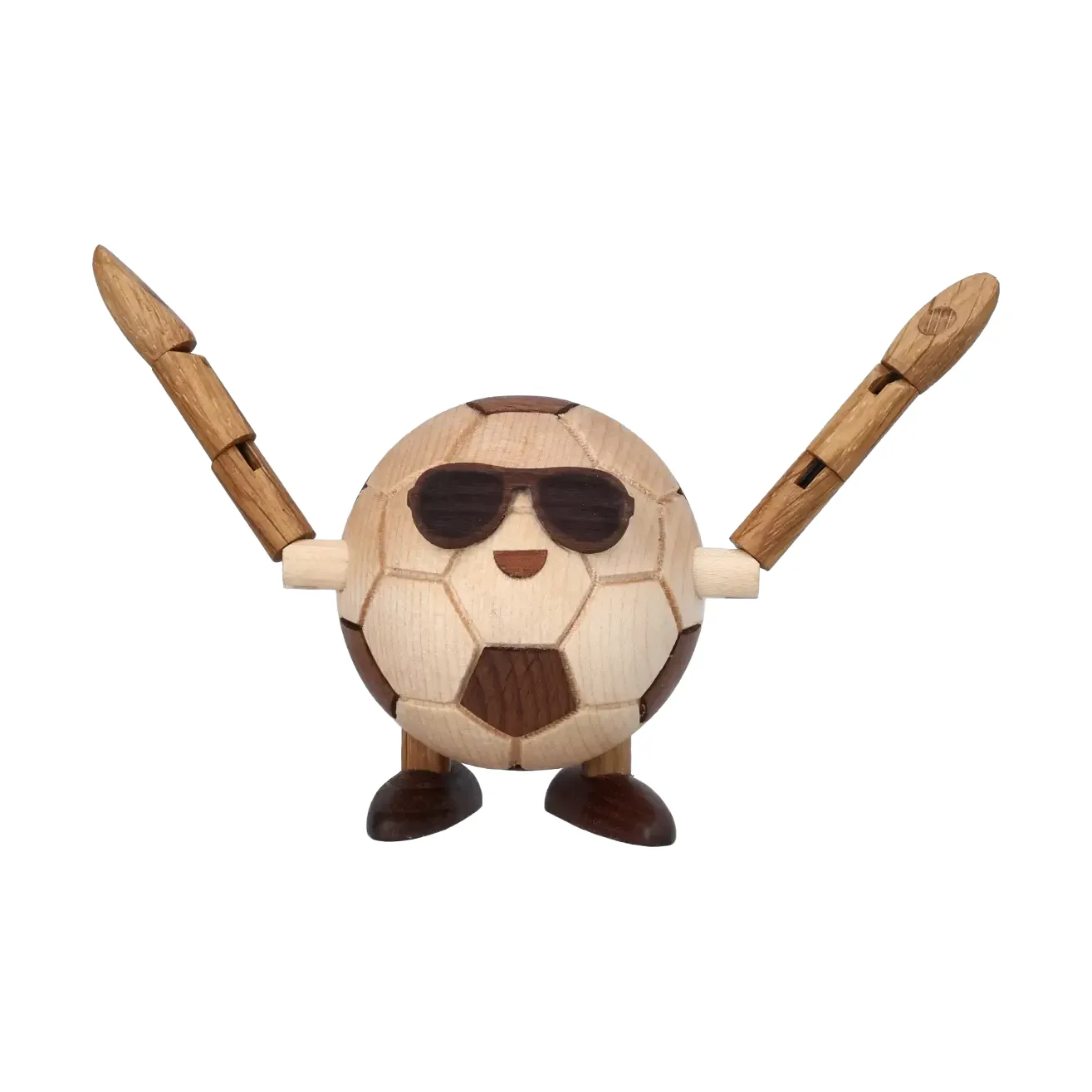 Billy Ball fotballfigur, Beige, 8x6,5x6,7 cm Spring Copenhagen