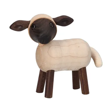Will lammefigur - Beige, 6,6x9xH8,5 cm - Spring Copenhagen