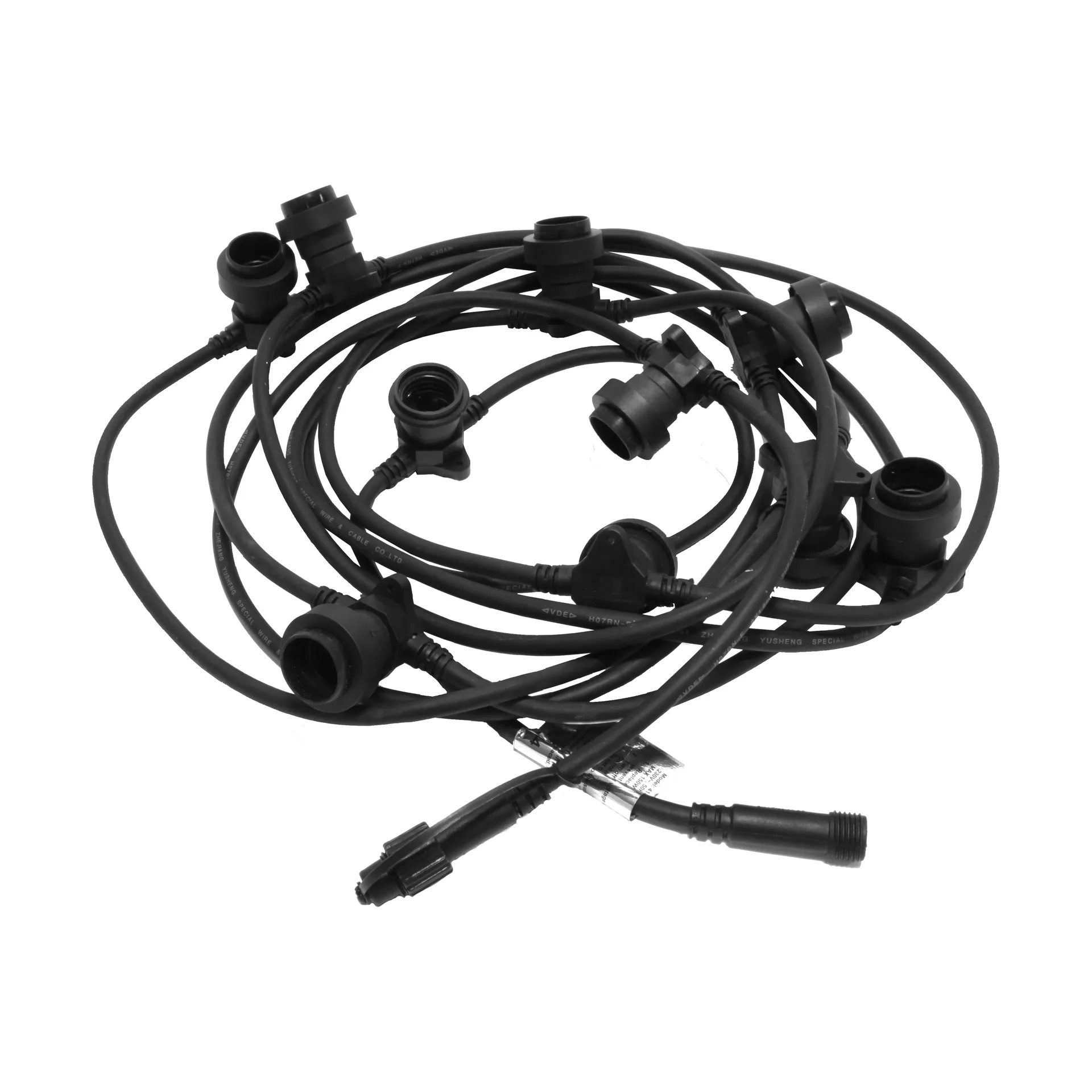 Connecta lysslynge E27 7,35 m, Svart Star Trading