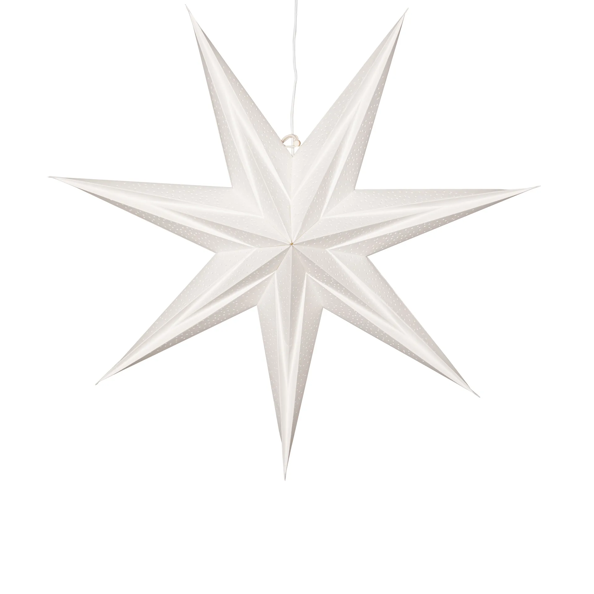 Holly papirstjerne 60 cm, Hvit Star Trading