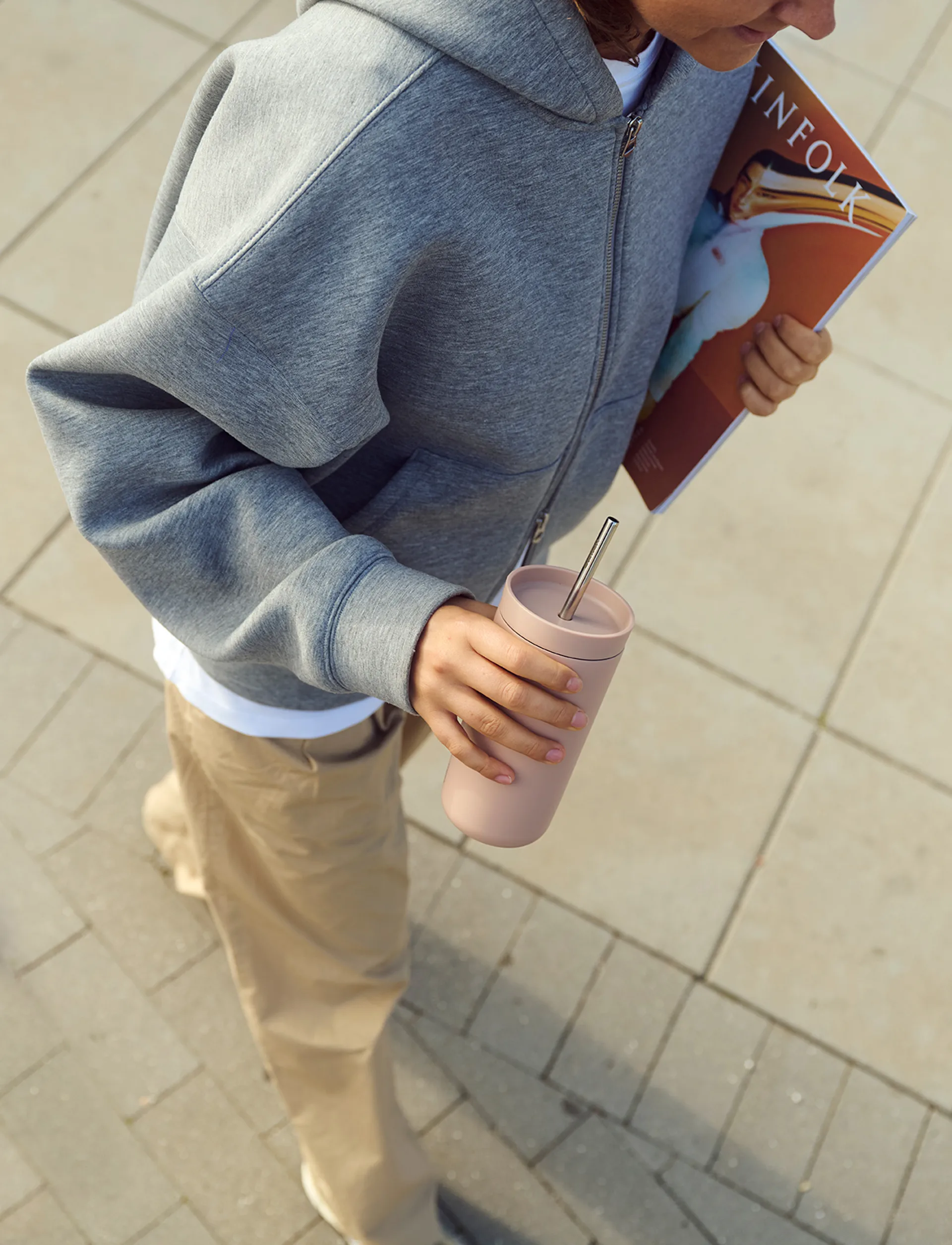 To Go Sip termokrus med sugerør 0,4 L, Heather Stelton