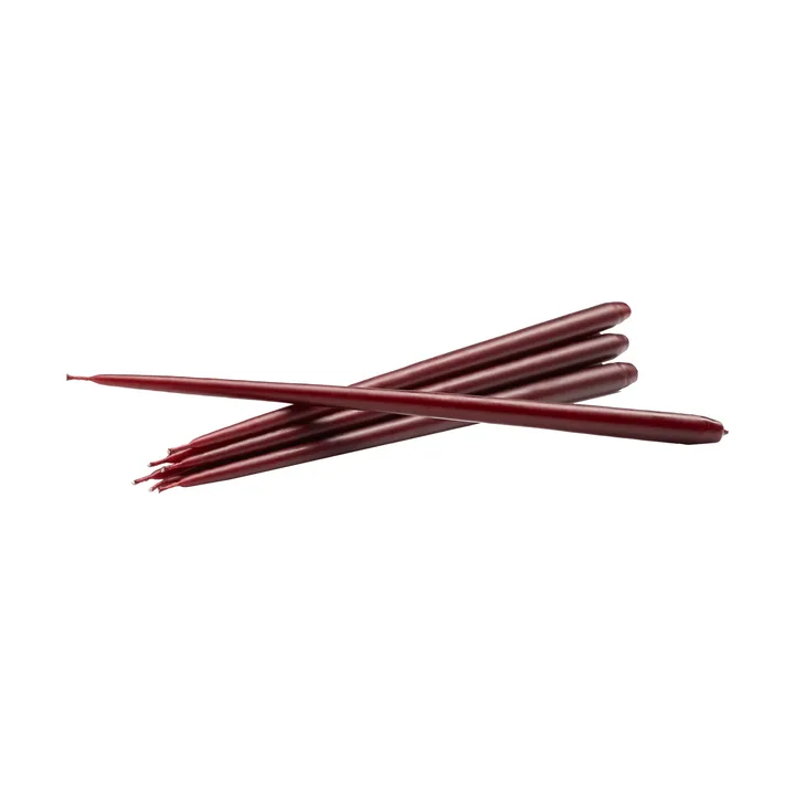 STOFF Nagel antikklys by ester & erik 6-pack - Burgundy red - STOFF Nagel