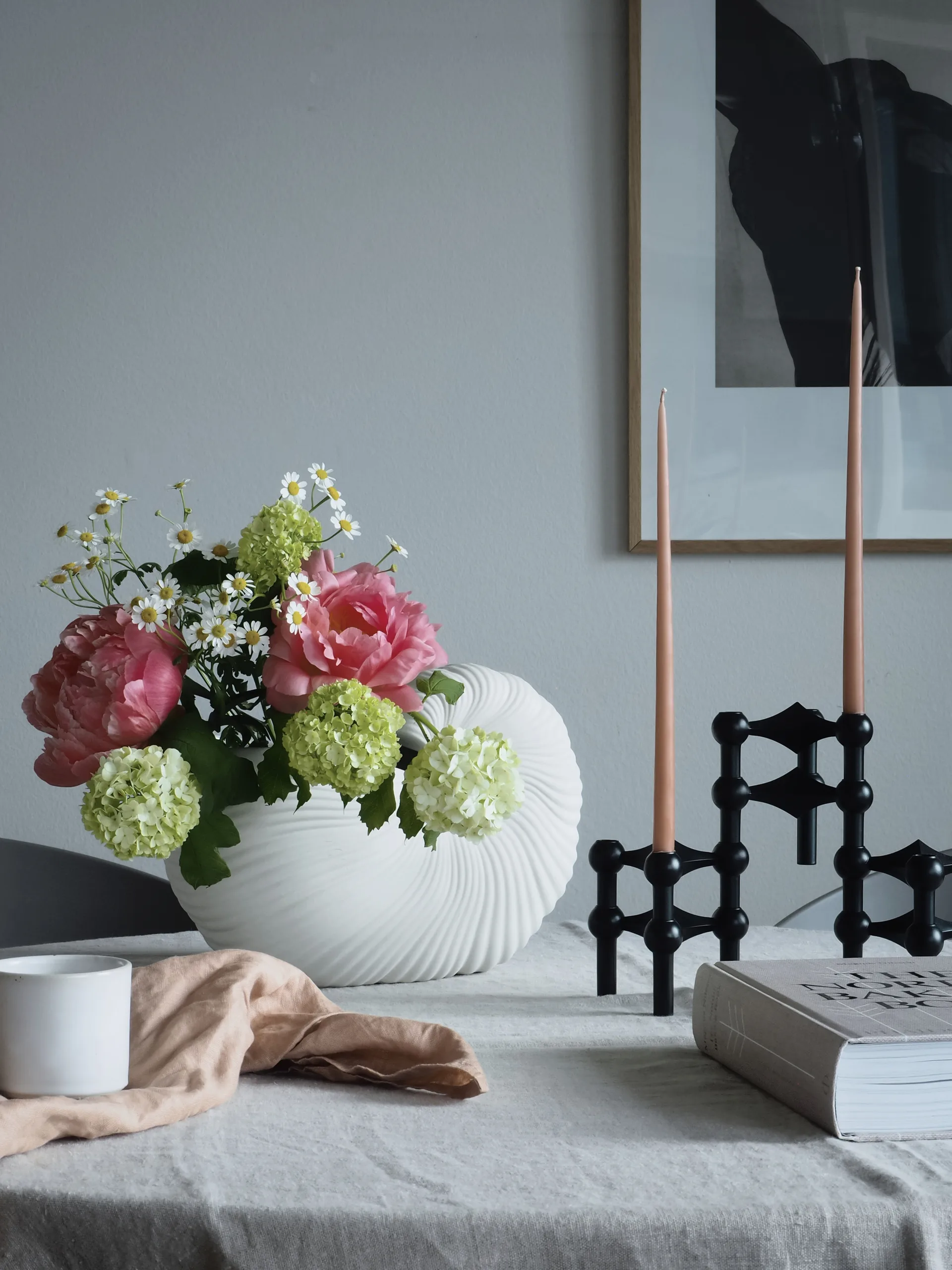 STOFF Nagel antikklys by ester & erik 6-pack, Dusty rose STOFF Nagel