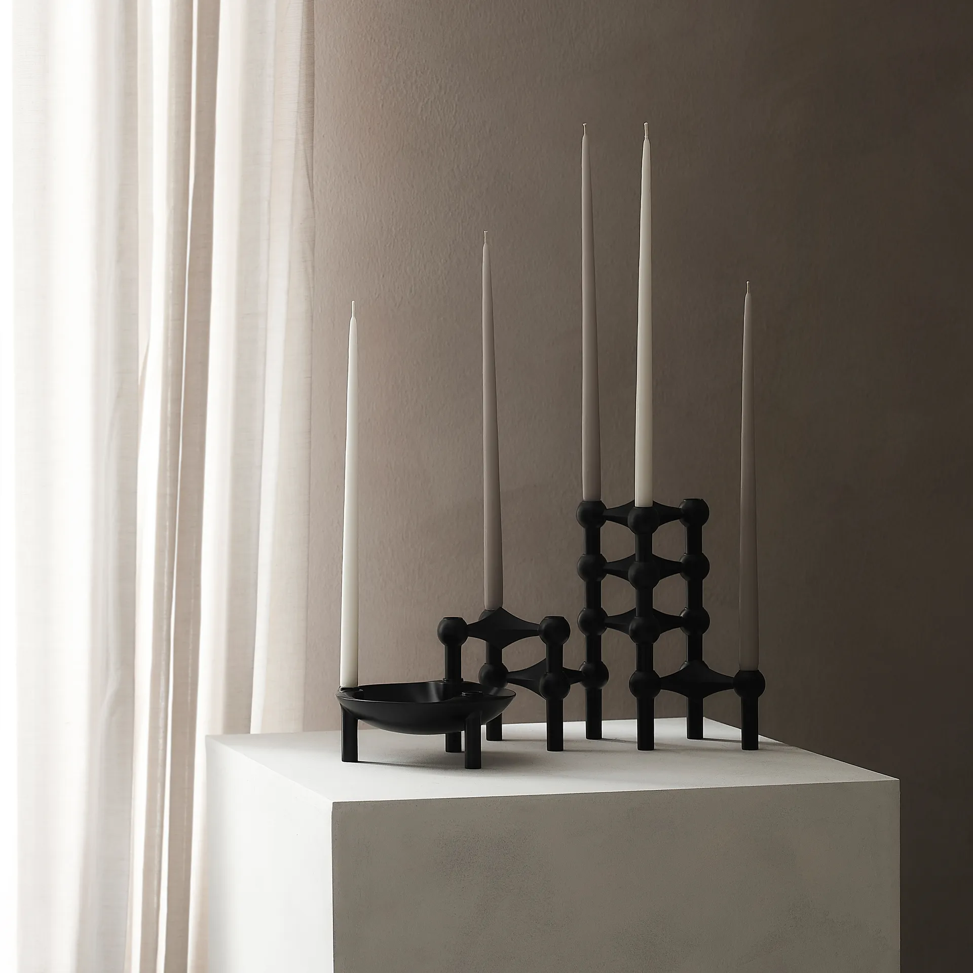 STOFF Nagel antikklys by ester & erik 6-pack, Offwhite STOFF Nagel