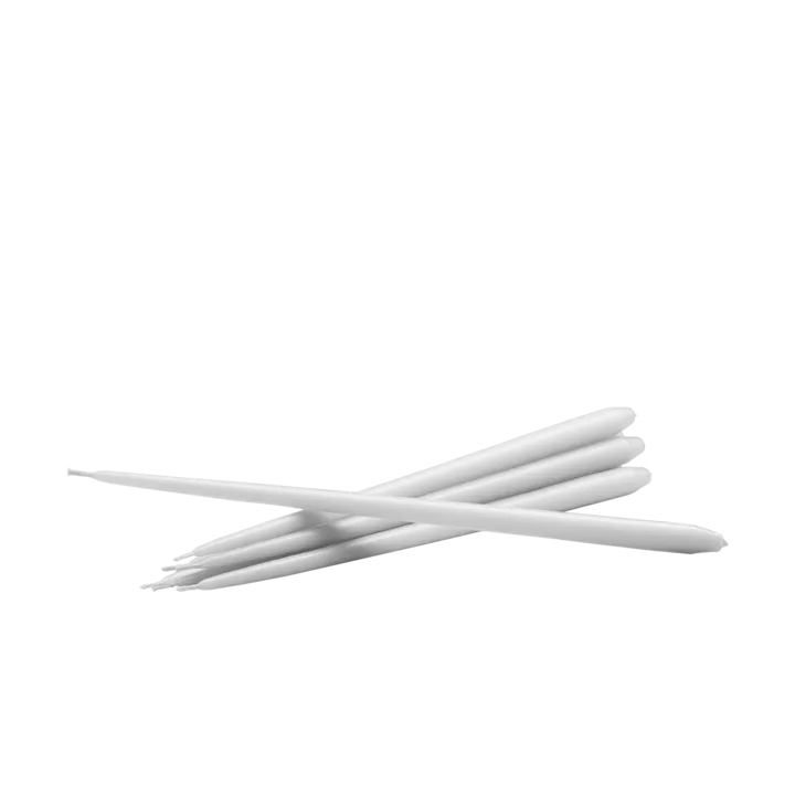 STOFF Nagel antikklys by ester & erik 6-pack - White - STOFF Nagel