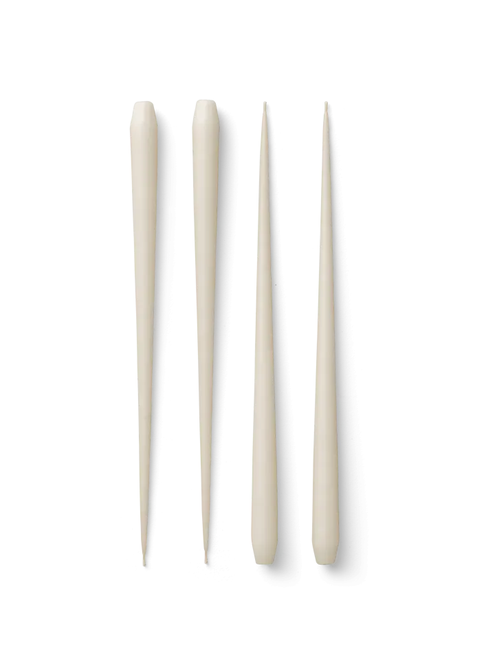 STOFF Nagel antikklys by ester & erik large 4-pk - Off-white - STOFF Nagel