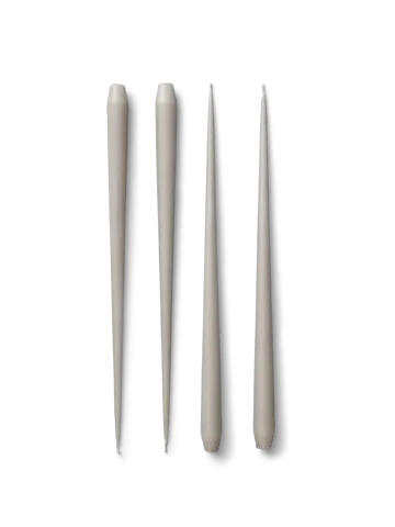 STOFF Nagel antikklys by ester & erik large 4-pk - Sand - STOFF Nagel