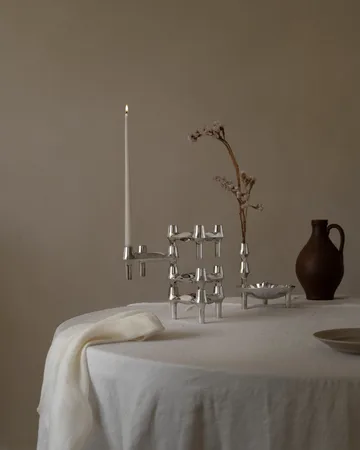 STOFF Nagel BMF lysestake 3-pakning - Krom - STOFF Nagel