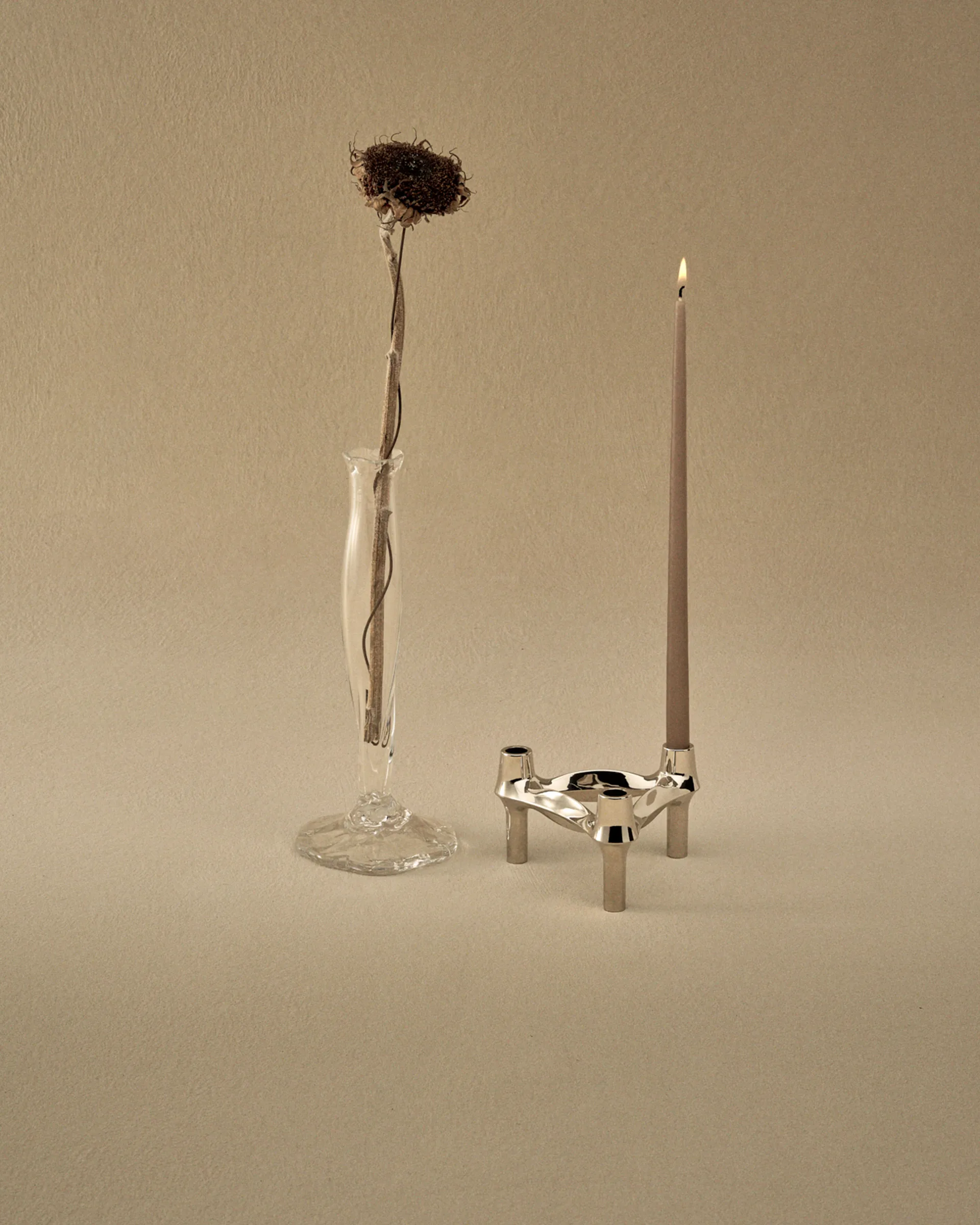 STOFF Nagel BMF lysestake, Krom STOFF Nagel