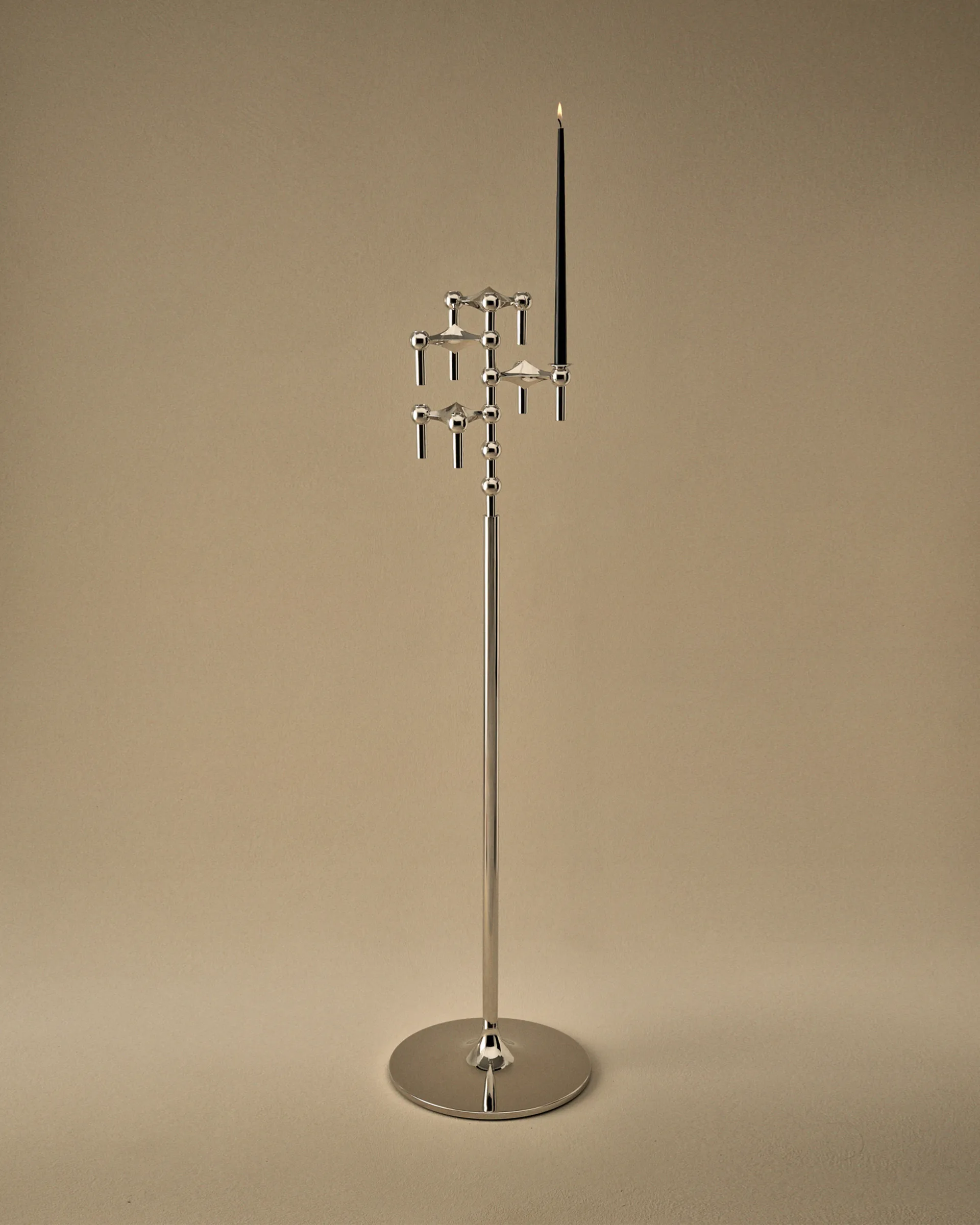 STOFF Nagel gulvstativ 70 cm, Chrome STOFF Nagel