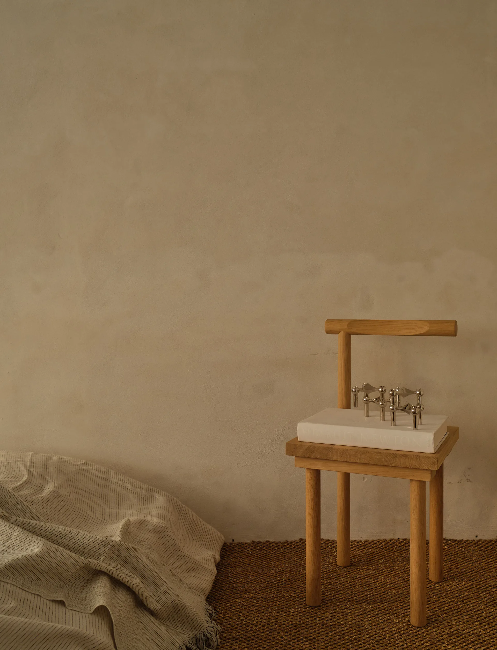 STOFF Nagel lysestake 3-pakning, krom STOFF Nagel