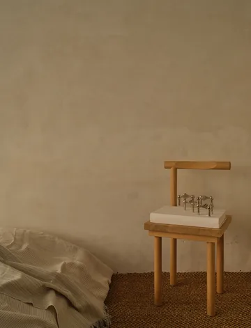 STOFF Nagel lysestake 3-pakning - krom - STOFF Nagel