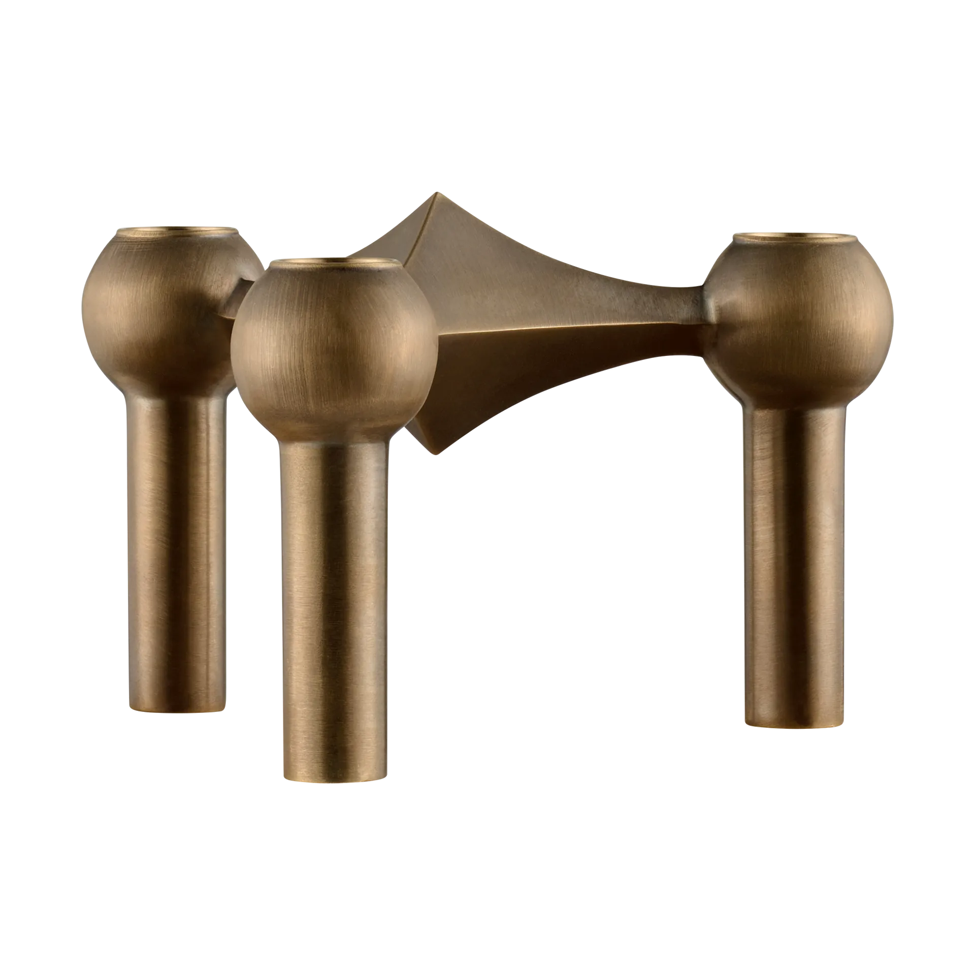 STOFF Nagel lysestake, Bronzed brass STOFF Nagel