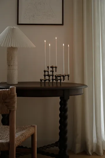 STOFF Nagel lysestake - Bronzed brass - STOFF Nagel