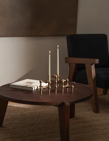 STOFF Nagel lysestake - Bronzed brass - STOFF Nagel