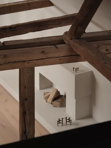 STOFF Nagel lysestake - Bronzed brass - STOFF Nagel