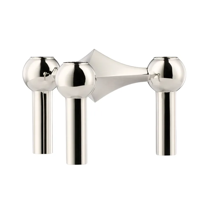 STOFF Nagel lysestake - krom - STOFF Nagel