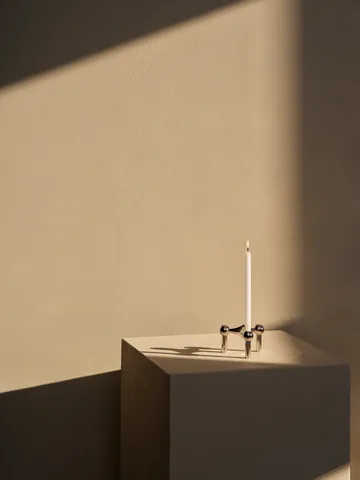 STOFF Nagel lysestake - krom - STOFF Nagel