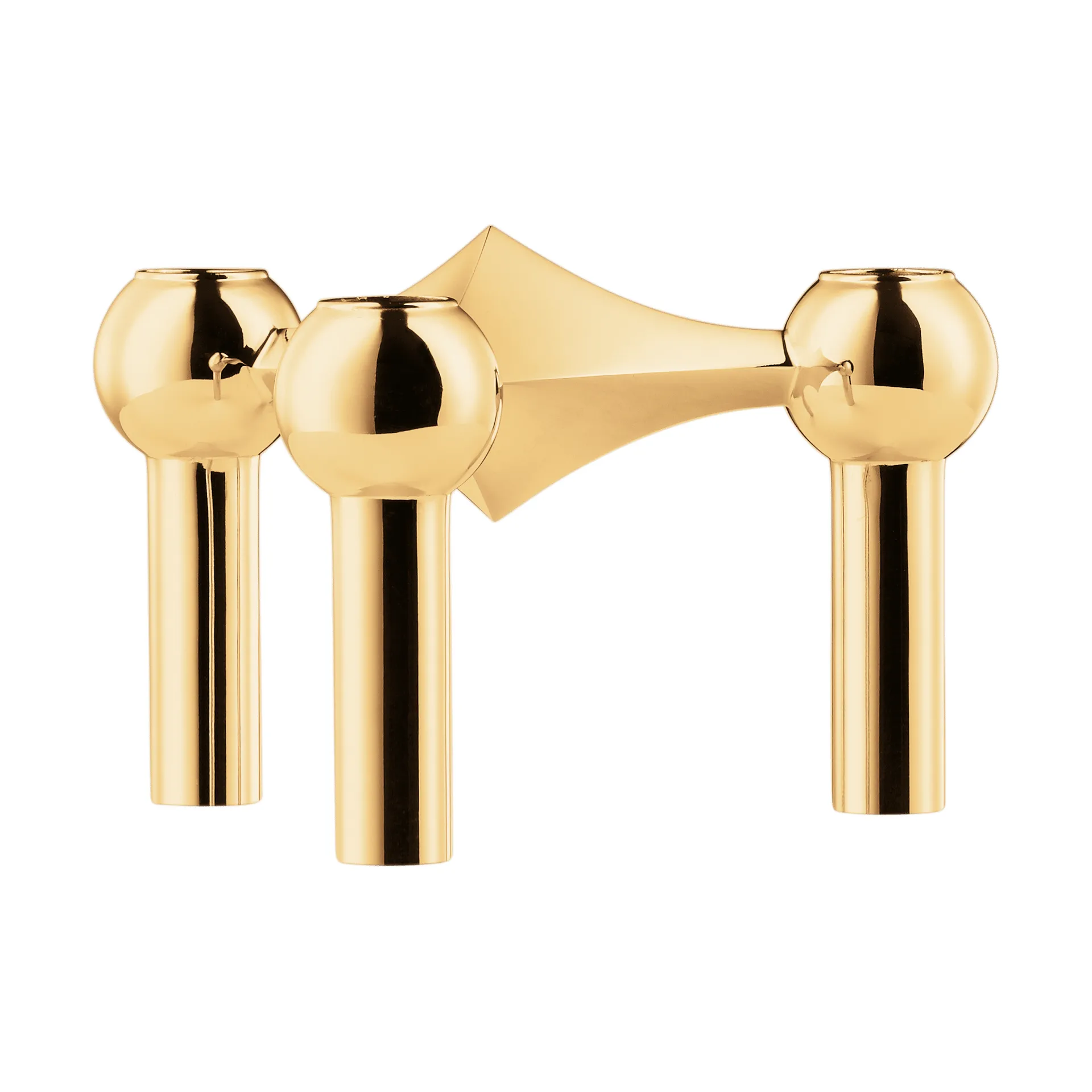 STOFF Nagel lysestake, messing STOFF Nagel