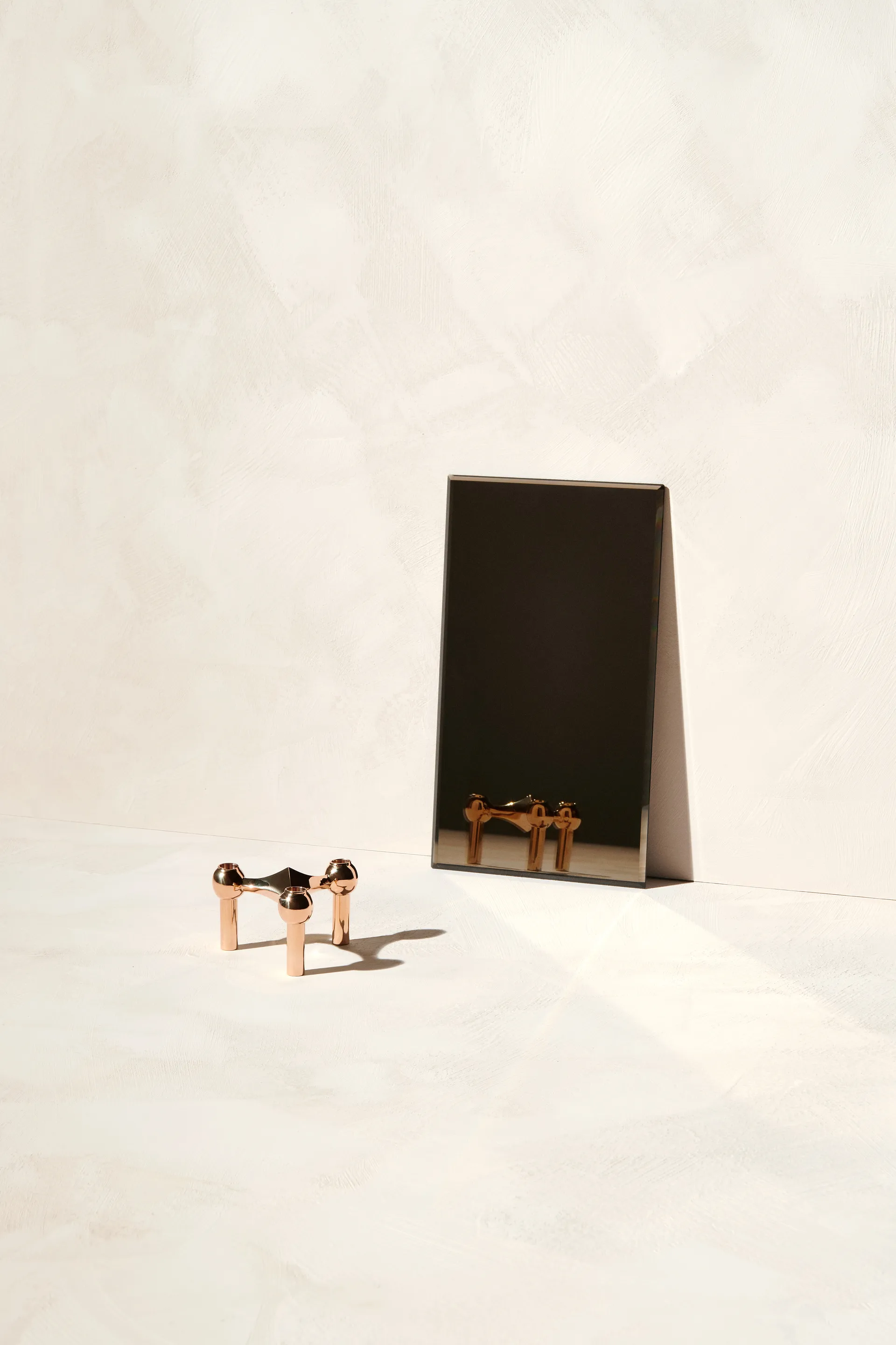 STOFF Nagel lysestake, Roségull STOFF Nagel