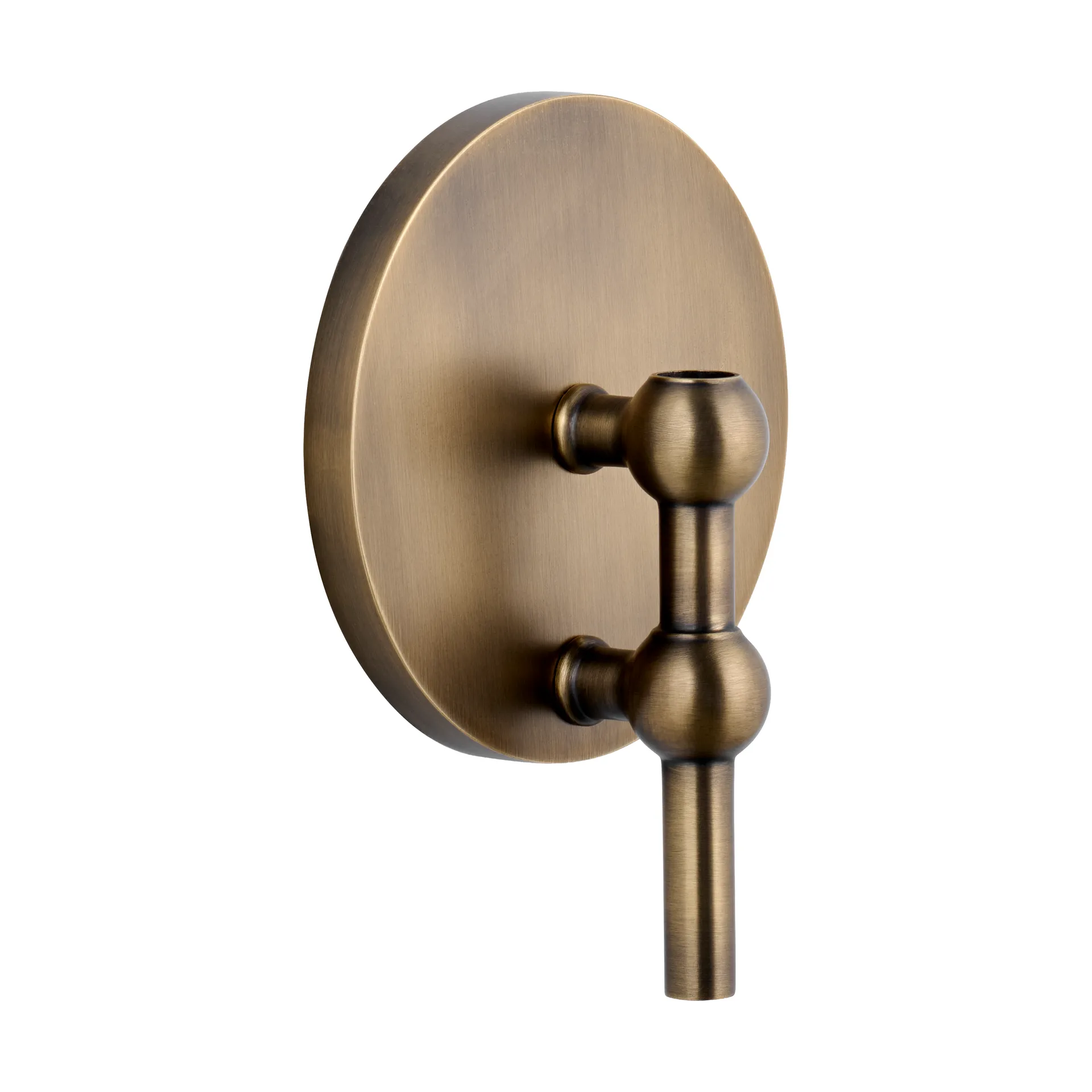 STOFF Nagel lysestake vegg, Bronzed messing STOFF Nagel