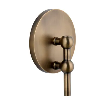 STOFF Nagel lysestake vegg - Bronzed messing - STOFF Nagel