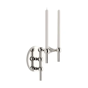 STOFF Nagel lysestake vegg - Chrome - STOFF Nagel