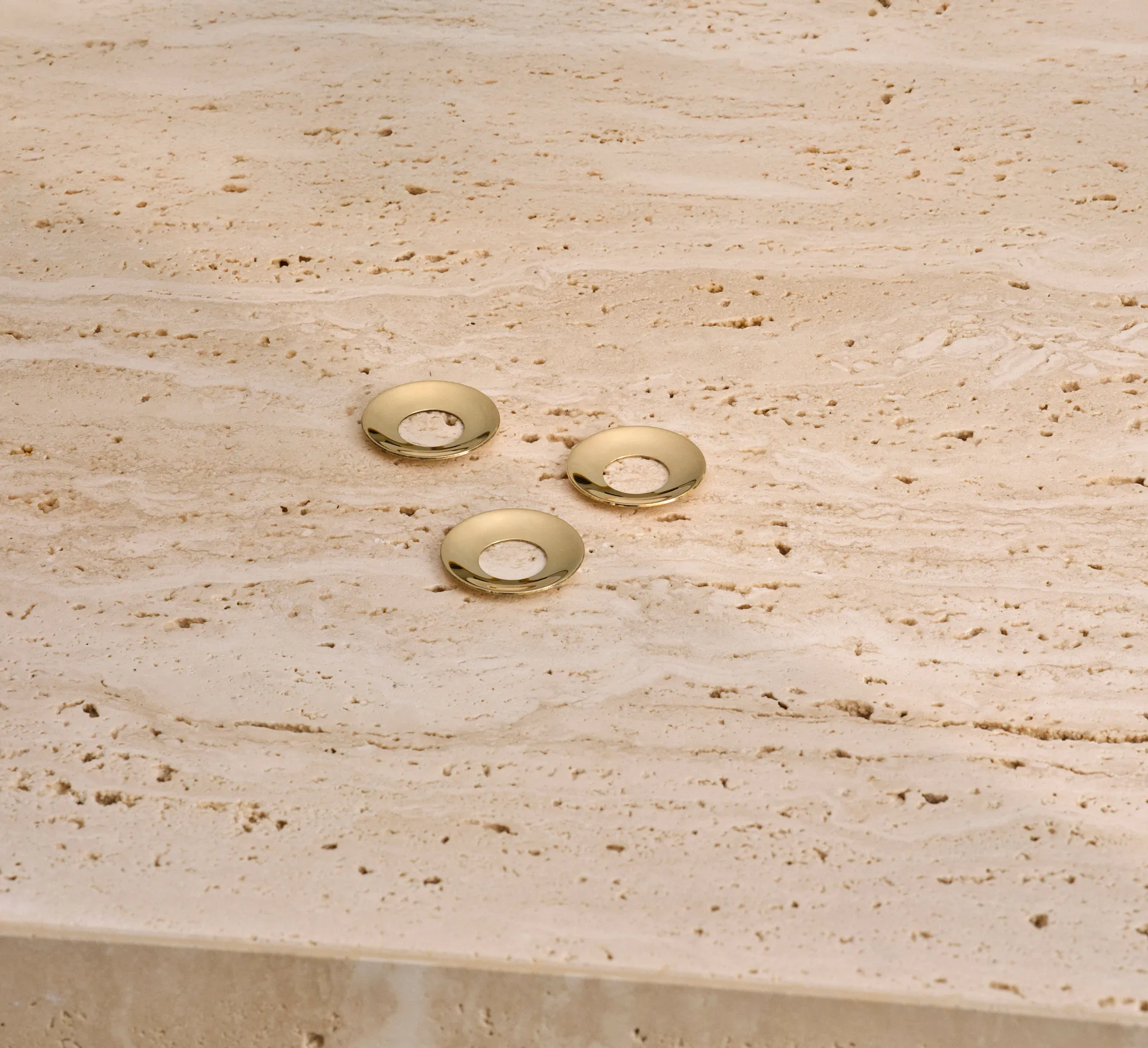 STOFF Nagel lysmansjett 3-pakning, Solid messing STOFF Nagel