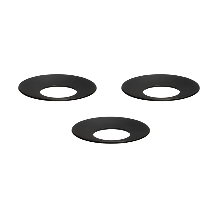 STOFF Nagel lysmansjett 3-pakning - Svart - STOFF Nagel