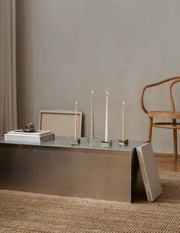 STOFF Nagel reflect lysestake large 3,2 cm - Krom - STOFF Nagel