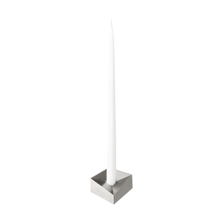 STOFF Nagel reflect lysestake small 2,7 cm - Børstet krom - STOFF Nagel