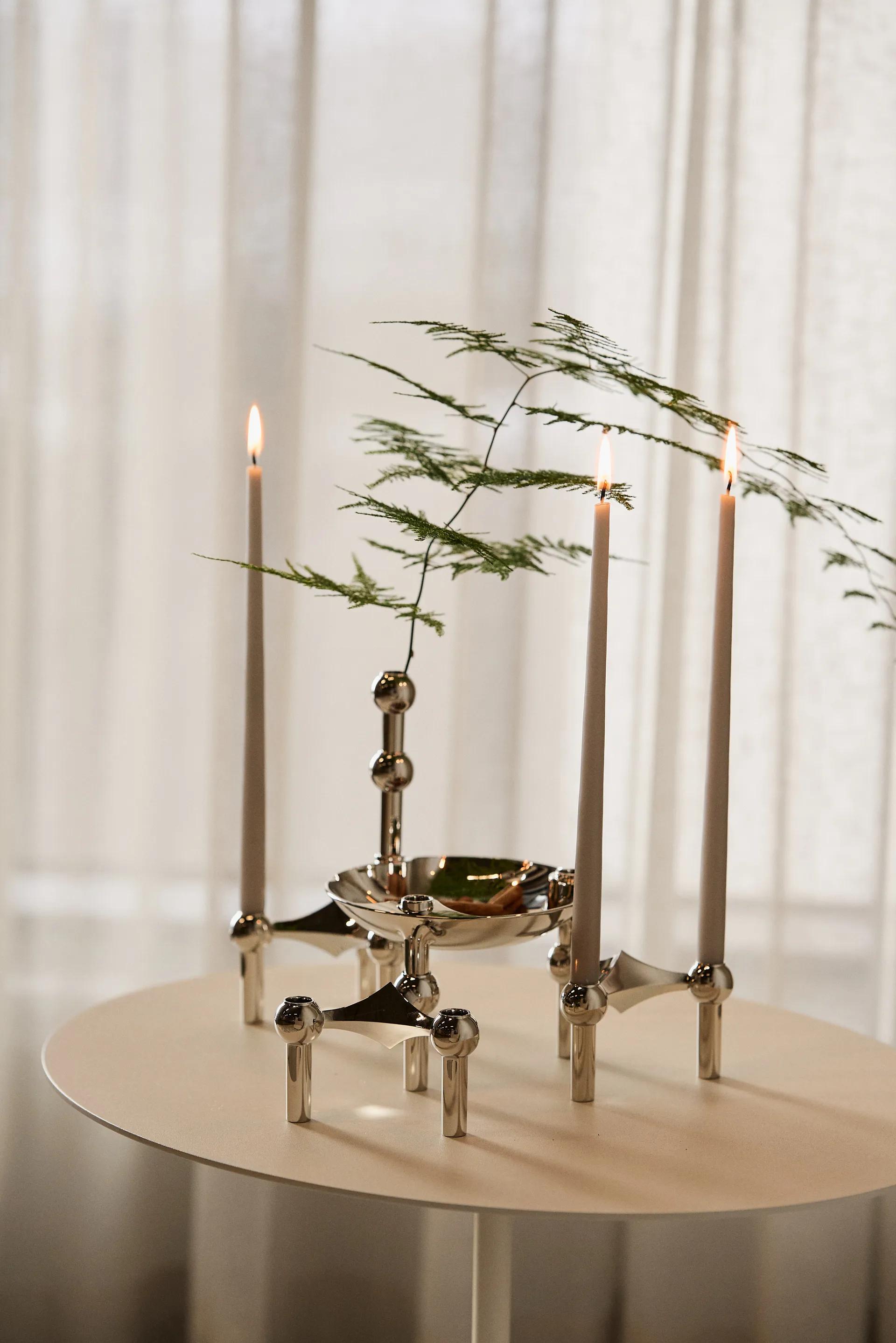 STOFF Nagel vase, Krom STOFF Nagel