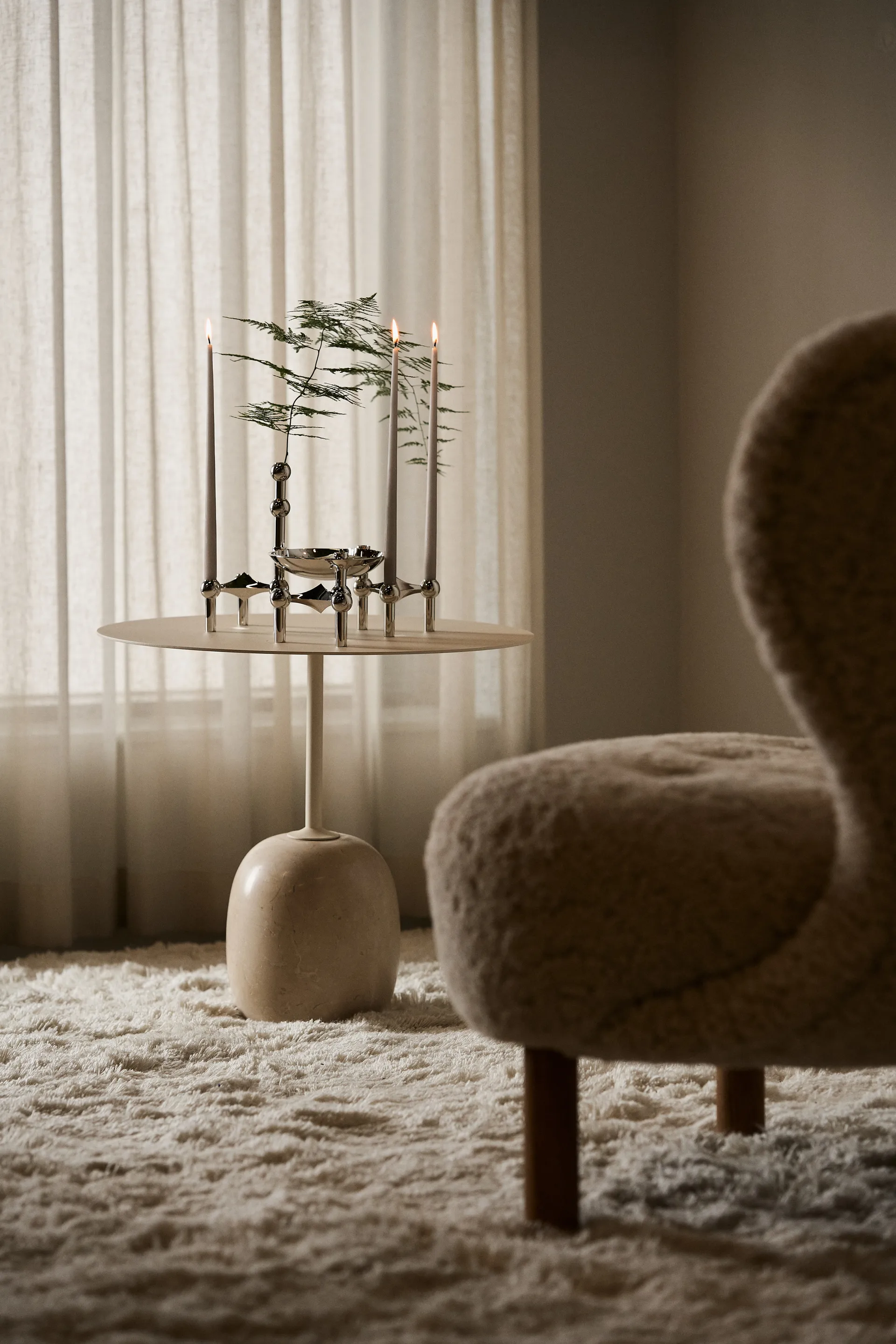 STOFF Nagel vase, Krom STOFF Nagel