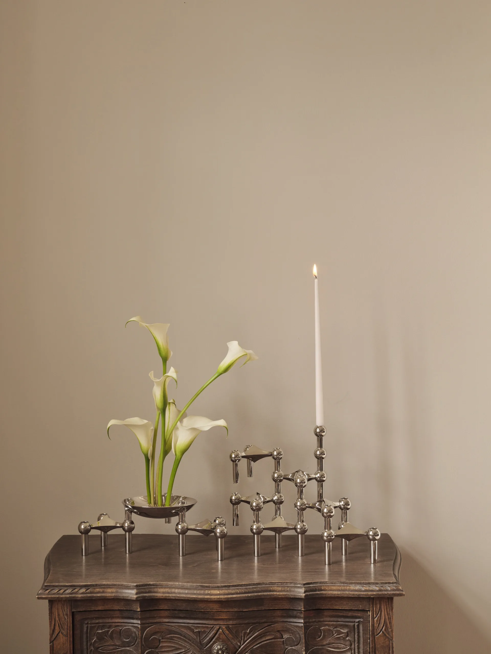 STOFF Nagel vase, Krom STOFF Nagel