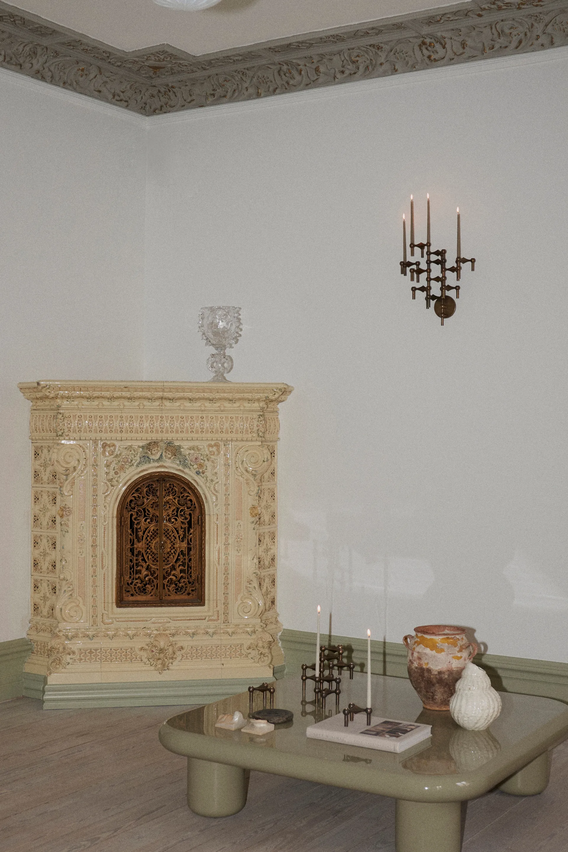 STOFF Nagel vegglysestake, Bronzed messing STOFF Nagel