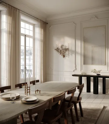 STOFF Nagel vegglysestake - Bronzed messing - STOFF Nagel