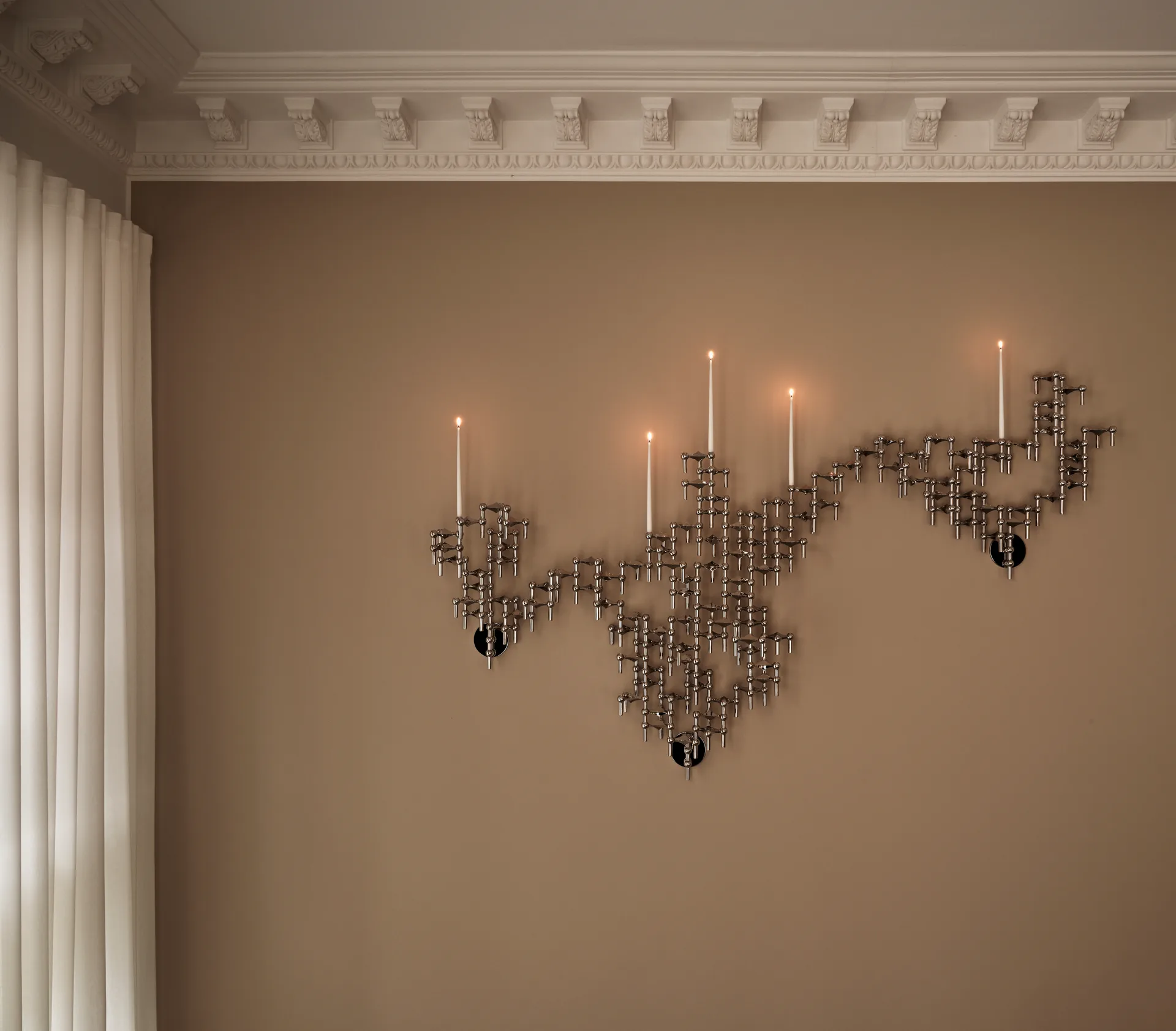 STOFF Nagel vegglysestake, Chrome STOFF Nagel