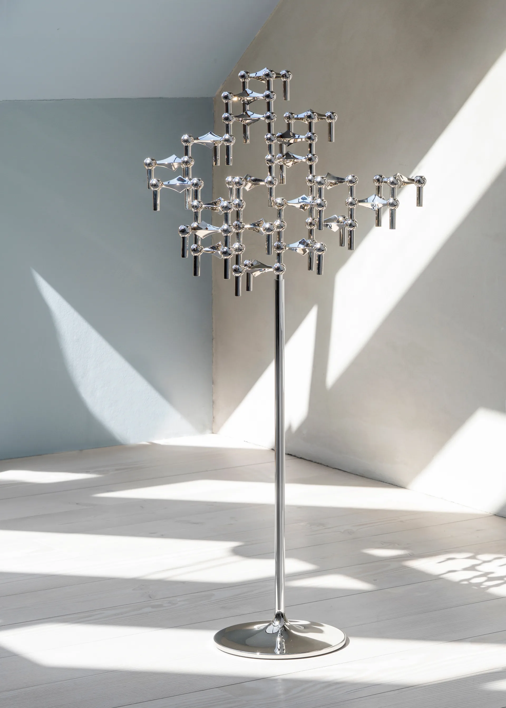 STOFF Nagel gulvstativ 70 cm, Chrome STOFF