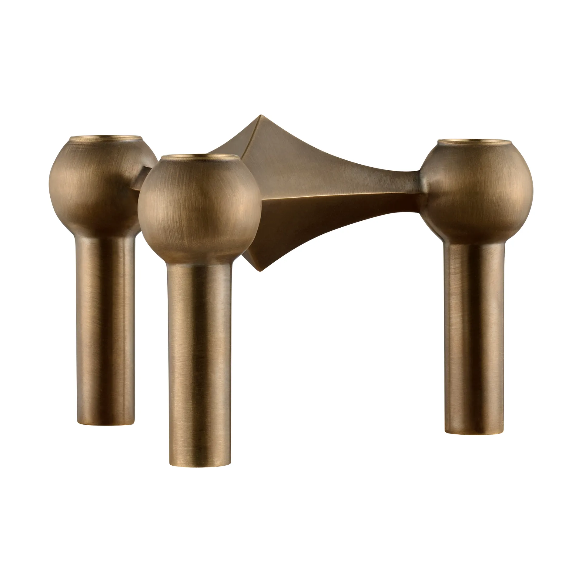 STOFF Nagel lysestake, Bronzed brass STOFF