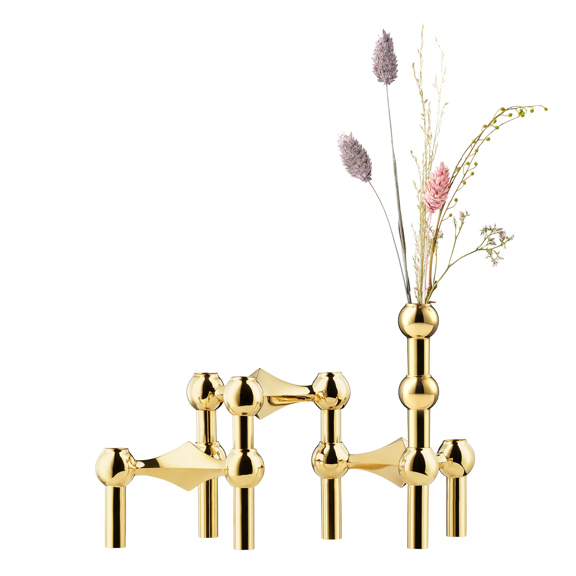 STOFF Nagel vase, Messing STOFF